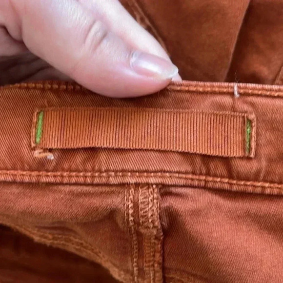 J Brand Women's Skinny Jeans in Rust Orange - Picture 4 of 7